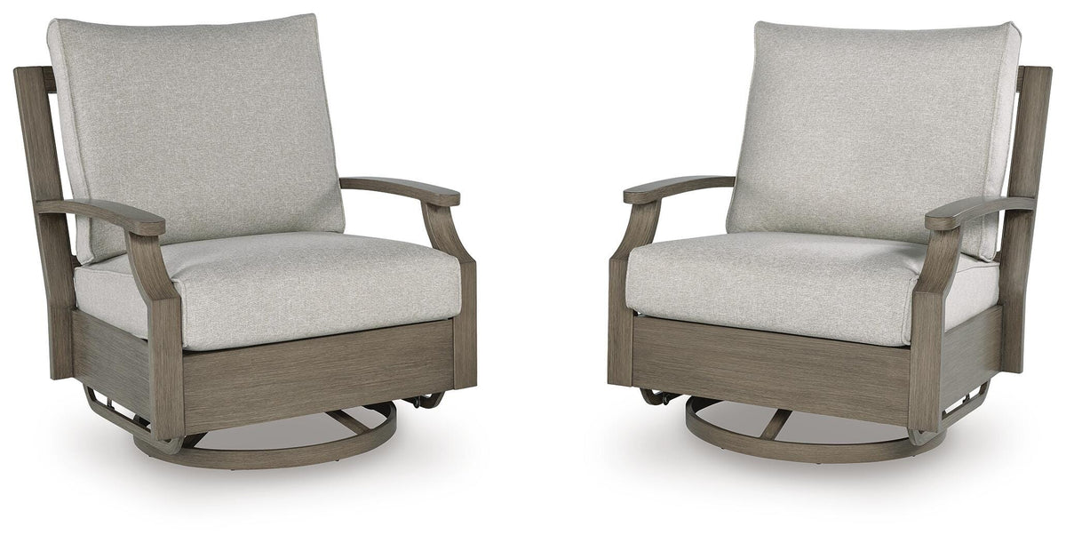Sadie Outdoor Swivel Glider Chair with Cushion
