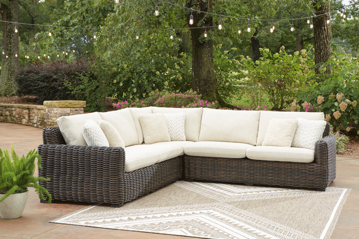 Isolde 3-Piece Outdoor Sectional