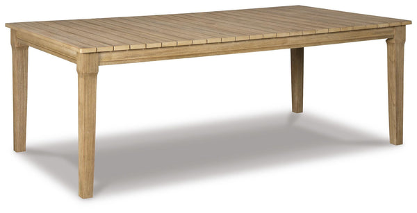 Clare View Dining Table with Umbrella Option