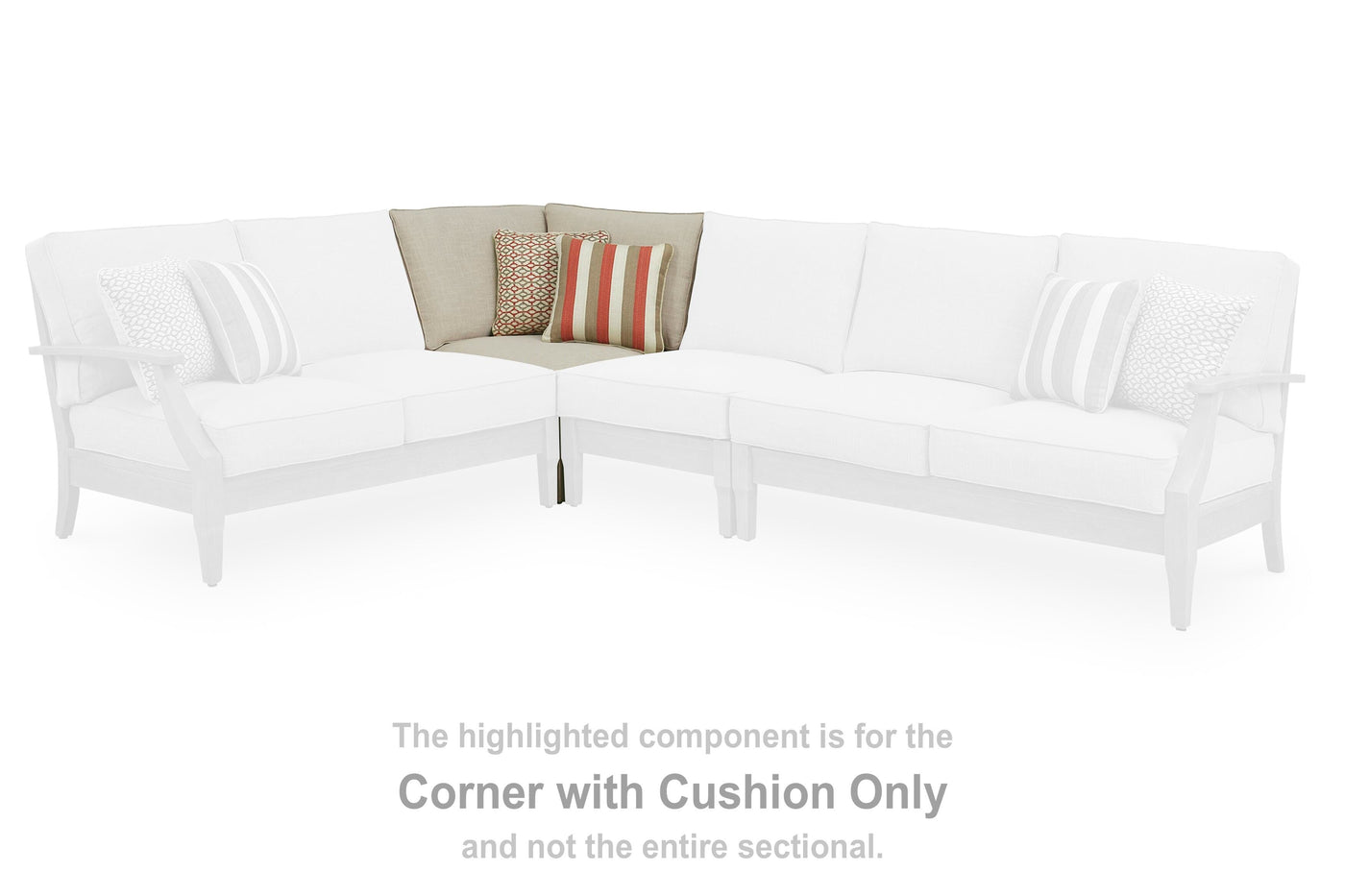 Clare View Corner with Cushion
