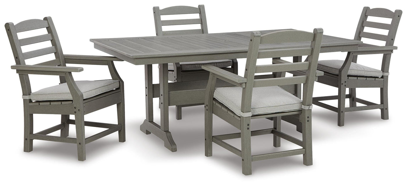 Visola Outdoor Dining Table with 4 Chairs