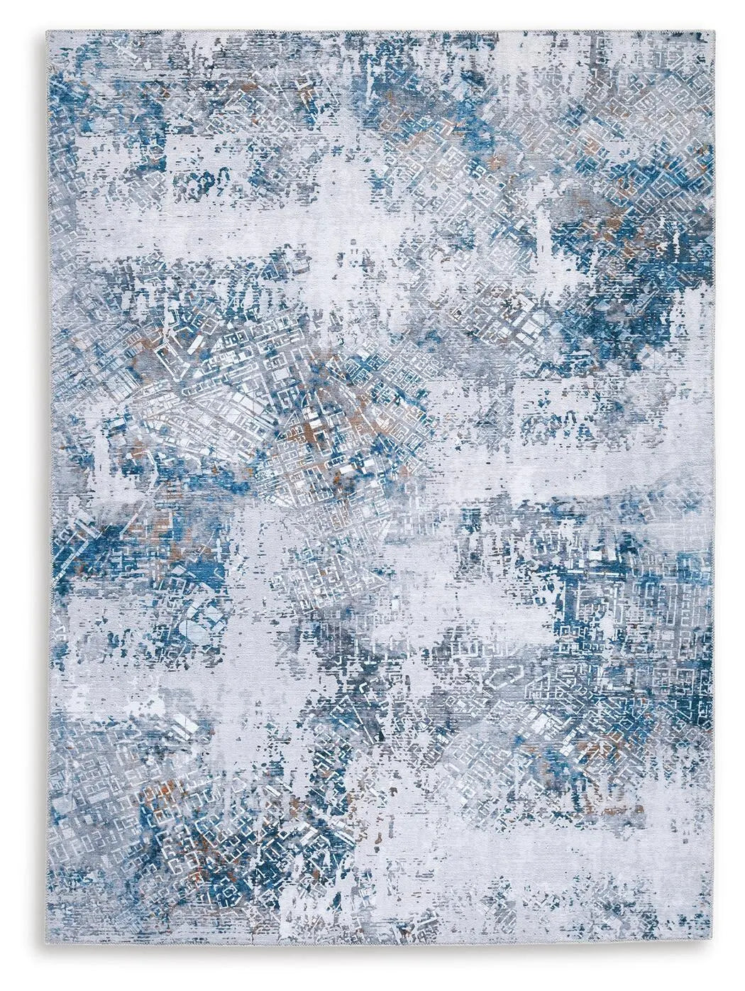 Marlowe Cross 5' x 7' Washable Rug