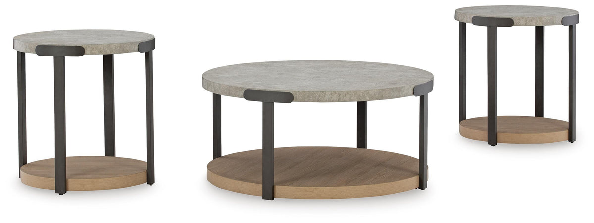 Denholm Table (Set of 3) Marble/Stone and/or Stone Like