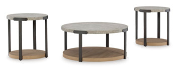 Denholm Table (Set of 3) Marble/Stone and/or Stone Like