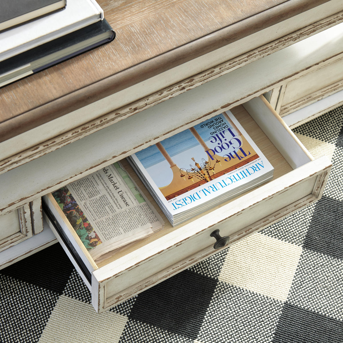 Barnwell Coffee Table with Lift Top