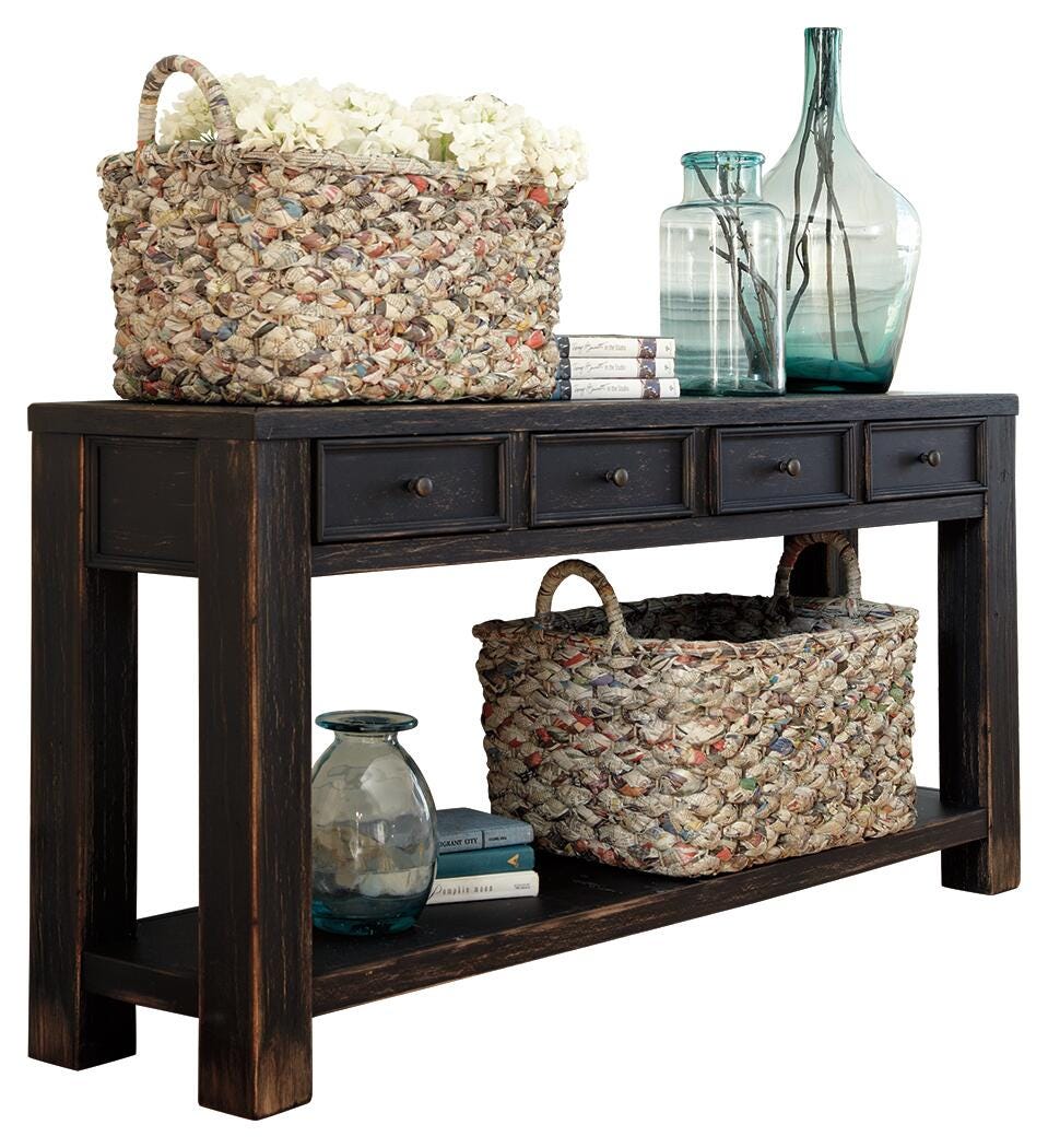 Kellan Cross Sofa/Console Table