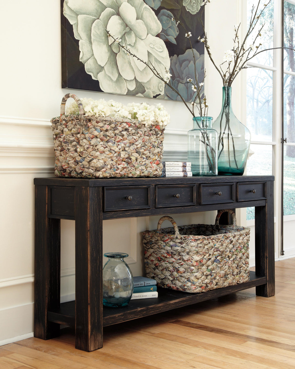 Kellan Cross Sofa/Console Table