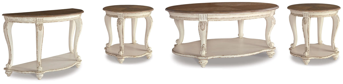 Barnwell Coffee Table with 2 Ends and Console
