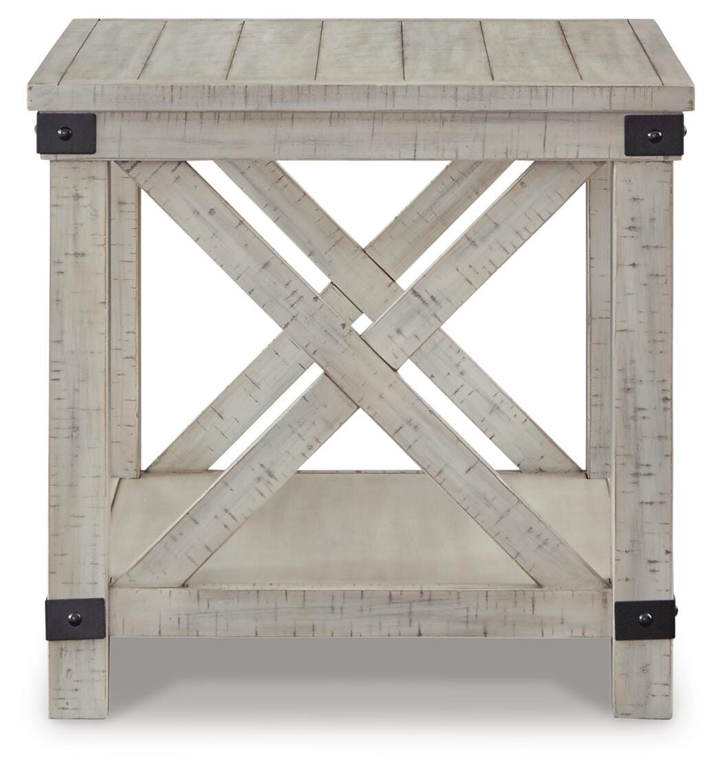 Wilton End Table in Whitewash