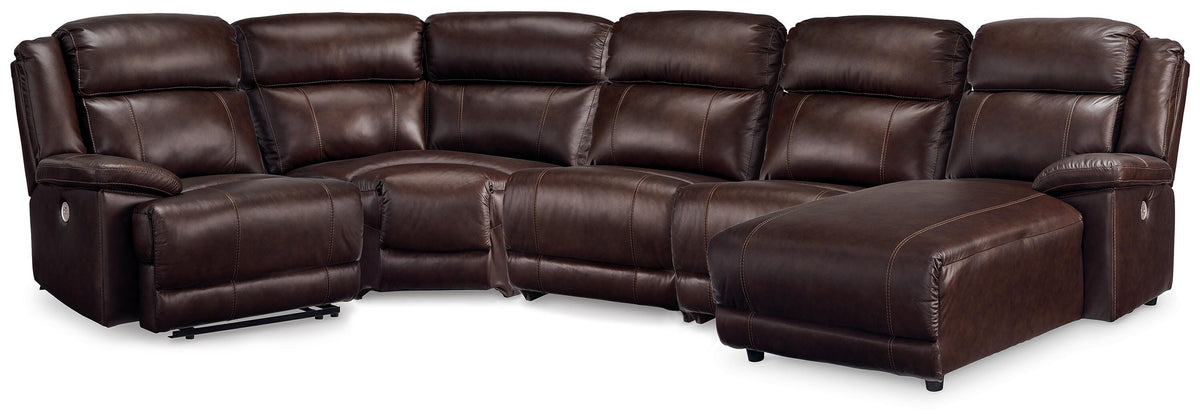 Kingsley 5-Piece Reclining Sectional With Chaise II