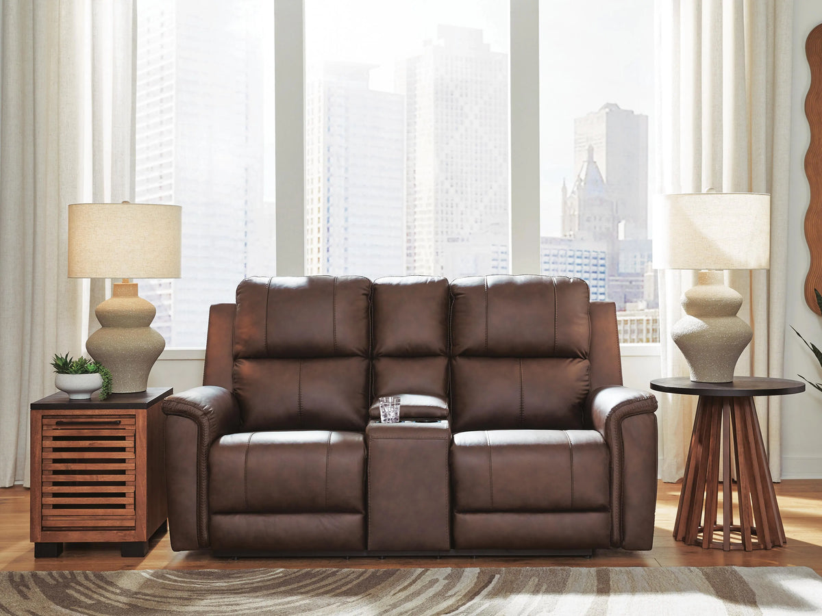 Radford Power Reclining Loveseat with Console