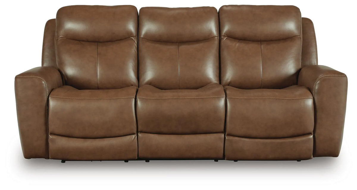 Ellsworth Bay Power Reclining Sofa in Amber