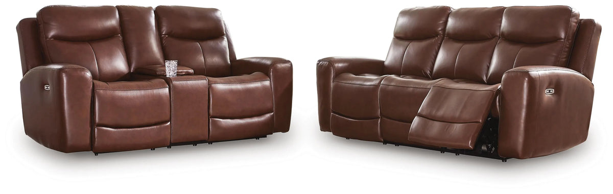 Ellsworth Bay Power Reclining Sofa and Loveseat