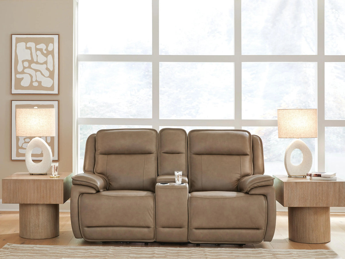 Hollingworth Power Reclining Loveseat with Console