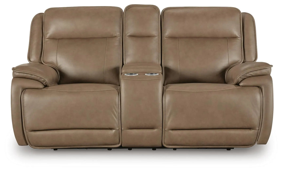 Hollingworth Power Reclining Loveseat with Console