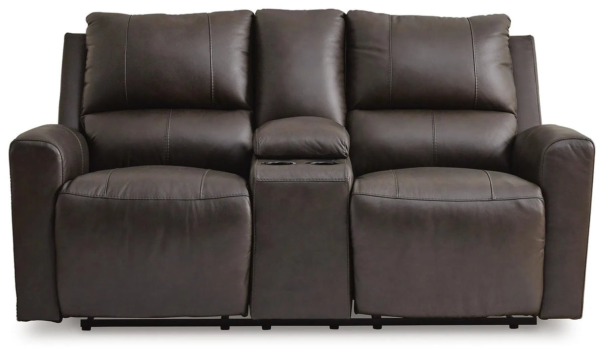 Kestrel Power Reclining Loveseat with Console