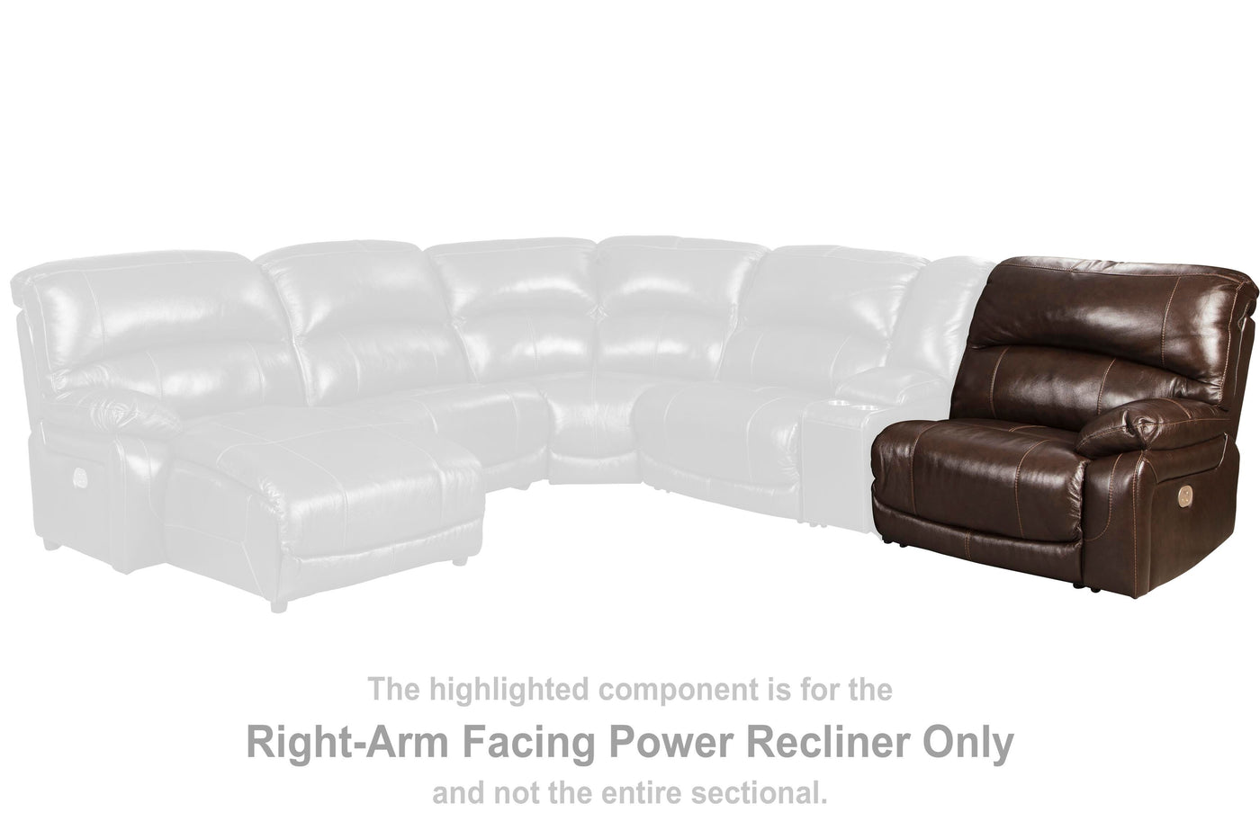 Hallstrung Right-Arm Facing Power Recliner