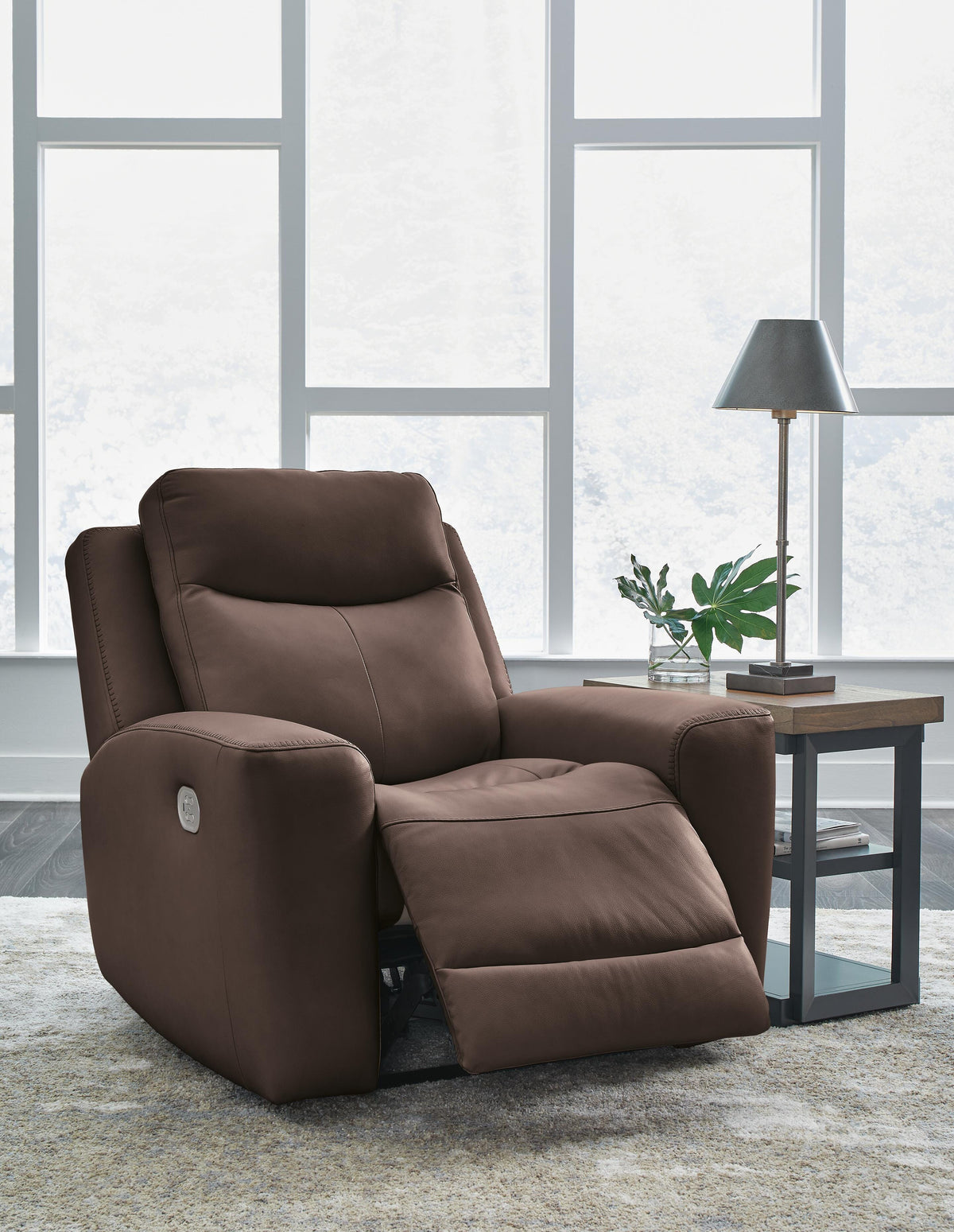 Sherbourne Power Recliner in Dark Brown