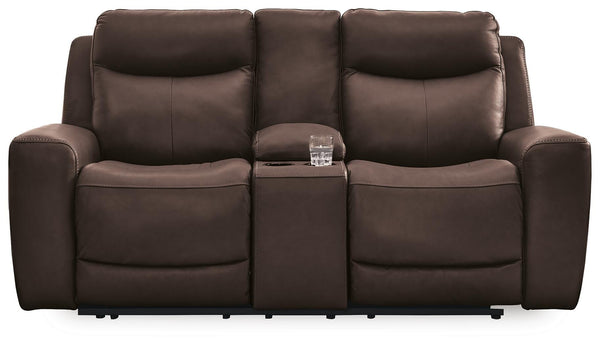 Mindanao Power Reclining Loveseat with Console