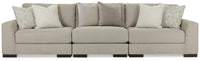 Kiama Bay 3-Piece Sectional Sofa in Wicker