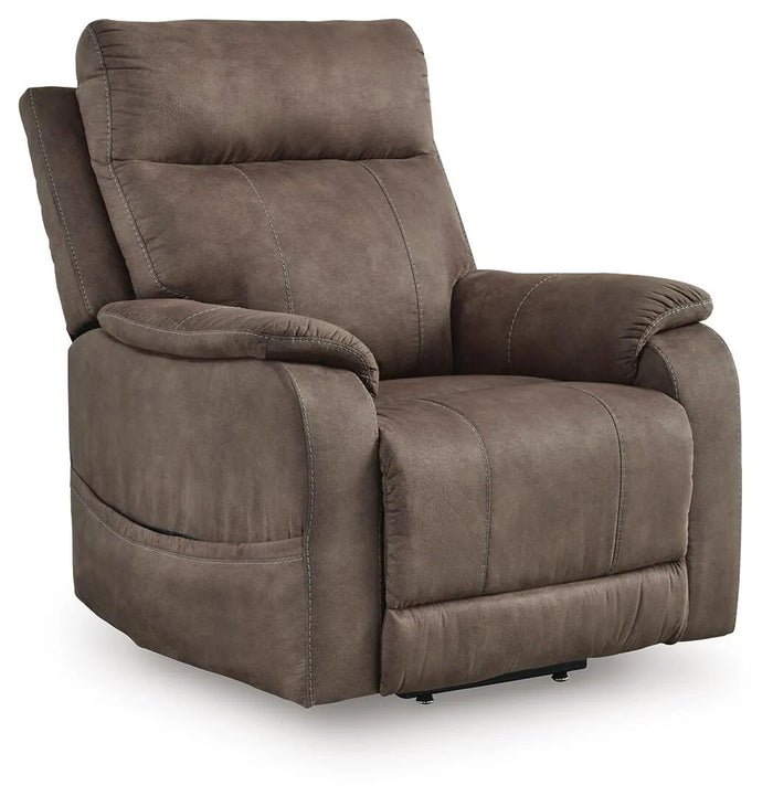 Whitfield Cross Power Lift Recliner in Espresso