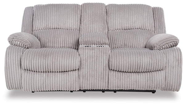 Bonnacraft Reclining Loveseat with Console