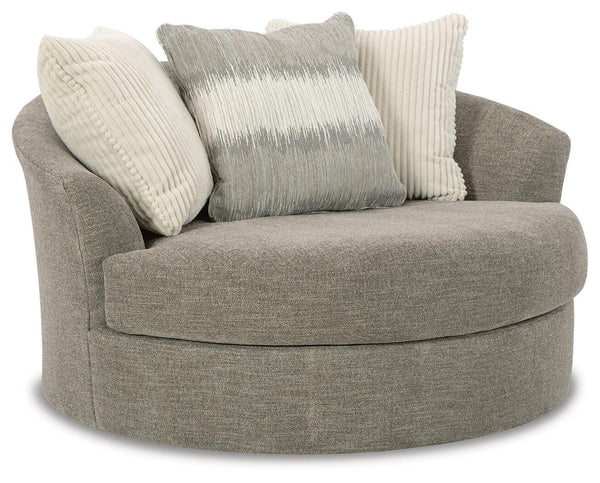 Creswell Oversized Swivel Accent Chair