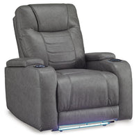 Halcourt Power Recliner in Slate