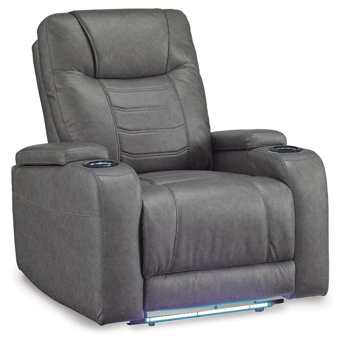 Halcourt Power Recliner in Slate