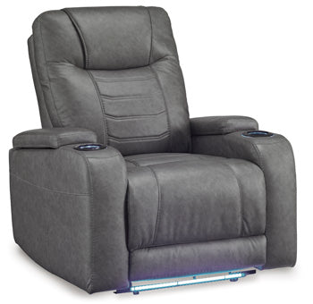 Halcourt Power Recliner in Slate