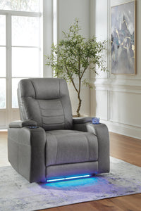 Halcourt Power Recliner in Slate