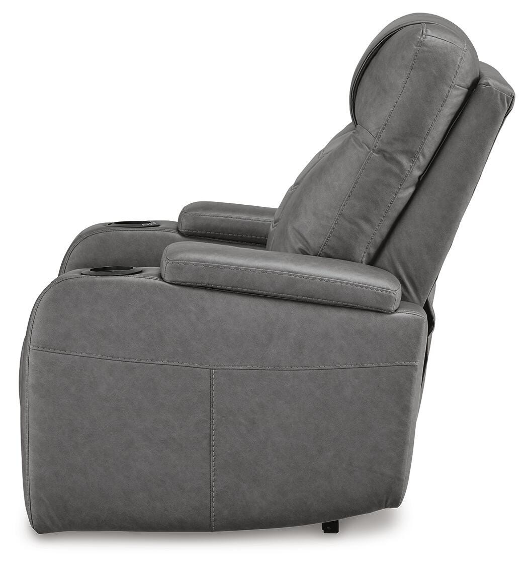 Halcourt Power Recliner in Slate