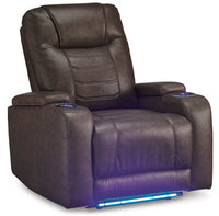 Halcourt Power Recliner in Umber