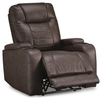 Halcourt Power Recliner in Umber