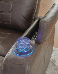 Halcourt Power Recliner in Umber