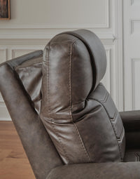 Halcourt Power Recliner in Umber
