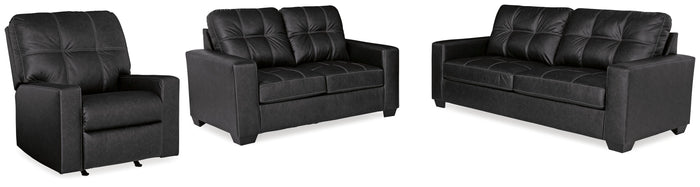 Ironclad Sofa with Loveseat and Recliner