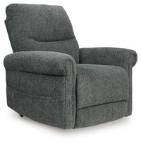 Arlo Cross Power Lift Recliner in Charcoal