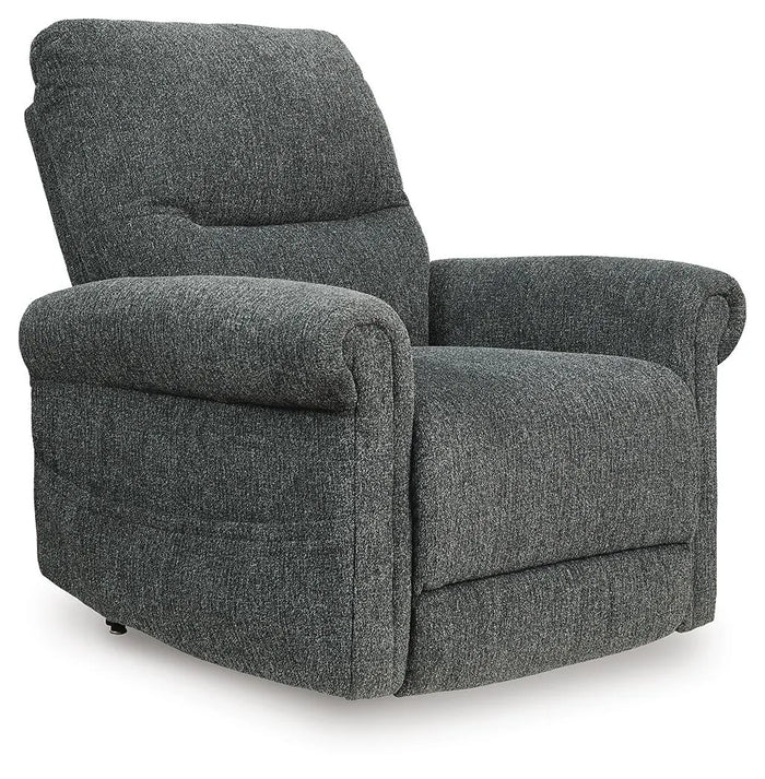 Arlo Cross Power Lift Recliner in Charcoal