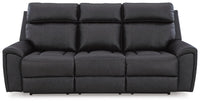 Carrick Reclining Sofa with Drop Down Table