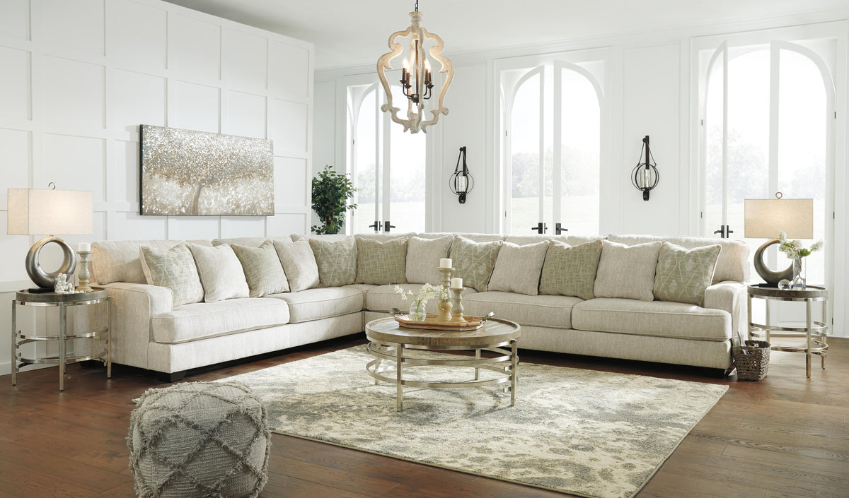 Merewether 4-Piece Sectional in Parchment