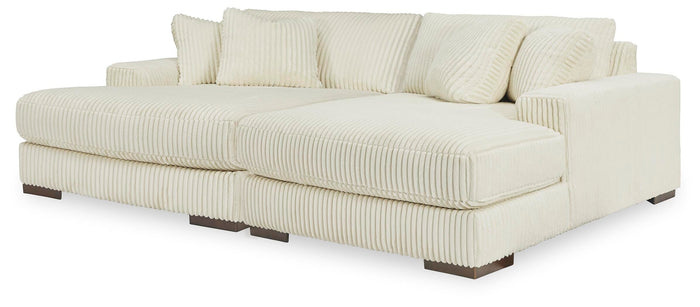 Bawley Super Chaise in Ivory
