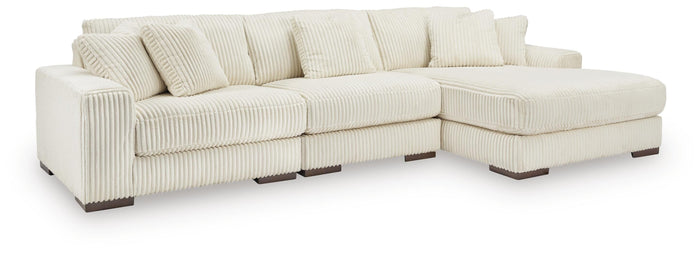 Bawley 3-Piece Sectional with Chaise in Ivory II