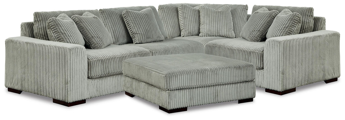 Bawley 4-Piece Sectional and Ottoman