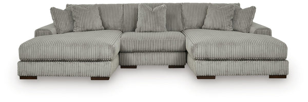 Lindyn 3-Piece Sectional with Double Chaise
