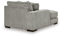 Bawley 3-Piece Sectional with Chaise in Fog