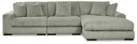 Bawley 3-Piece Sectional with Chaise in Fog II