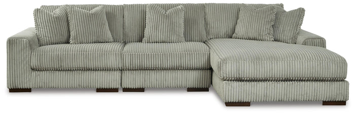 Bawley 3-Piece Sectional with Chaise in Fog II