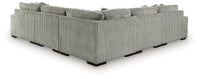 Bawley 5-Piece Sectional with Chaise in Fog II