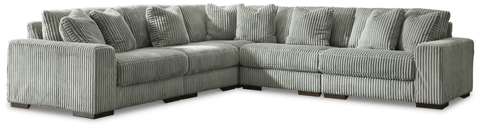 Bawley 5-Piece Sectional in Fog